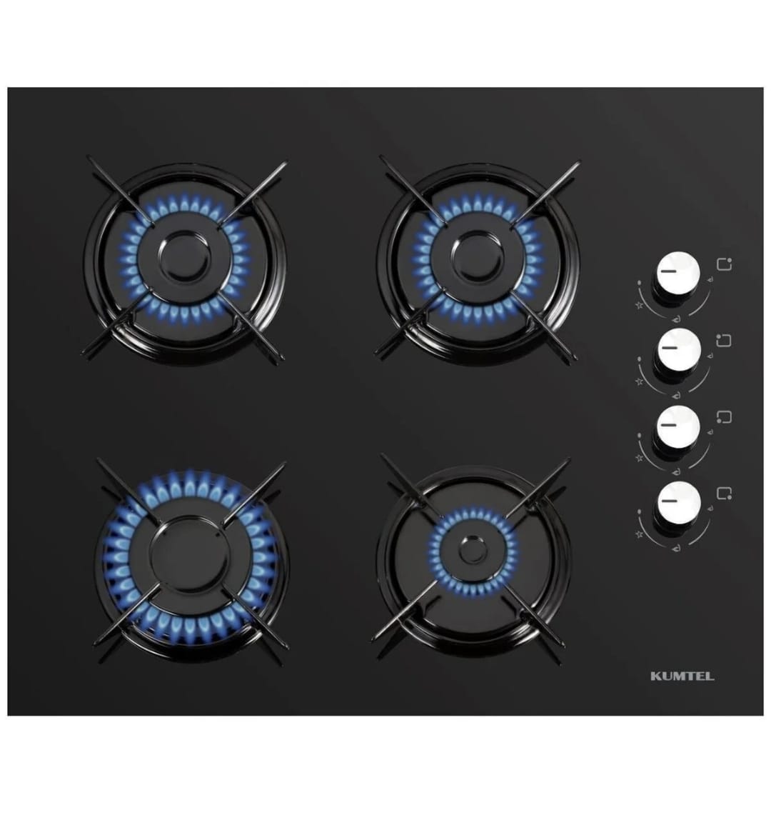 Kumtel Siyah Cam Ankastre Ocak KO-40 TAHDF